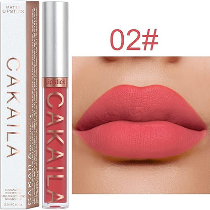 KARNAR 3Pcs Lipstick Matte Liquid Lipstick Lipgloss Se