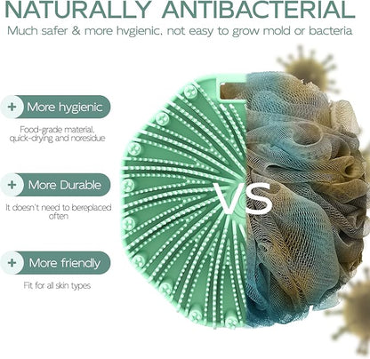 Silicone body scrubber, exfoliating body