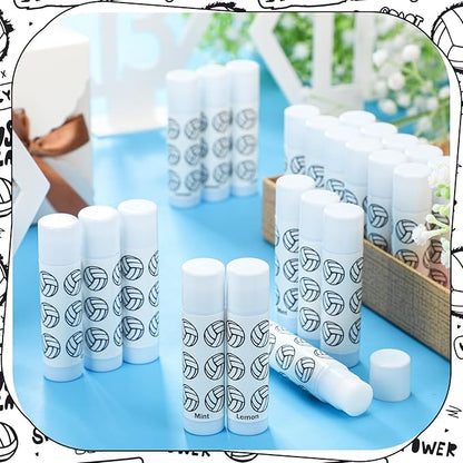 24 Pcs Volleyball Lip Balm Volleyball Supplies