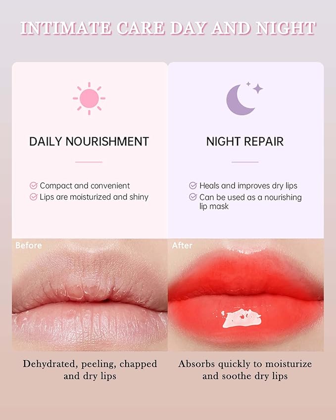 Lip Butter Balm Vanilla Beige Brown Lip Gloss, Shea Butter Tinted Lip Balm,Lip Glowy Balm Hydrating Lip Mask,Glossy Plumping Butter Lip Gloss for Dry Cracked Lips, All-Day Moisture Non-sticky Lip Care