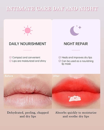 Lip Butter Balm Vanilla Beige Brown Lip Gloss, Shea Butter Tinted Lip Balm,Lip Glowy Balm Hydrating Lip Mask,Glossy Plumping Butter Lip Gloss for Dry Cracked Lips, All-Day Moisture Non-sticky Lip Care