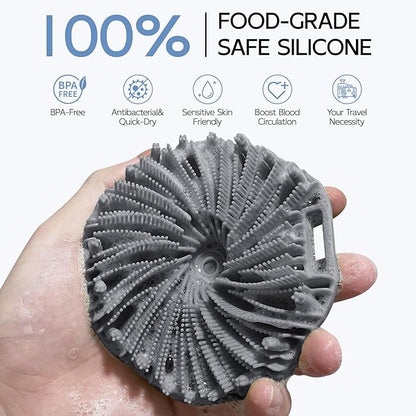 Silicone body scrubber, exfoliating body