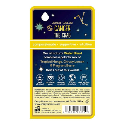 Crazy Rumors Cancer Zodiac All Natural, Fragrant