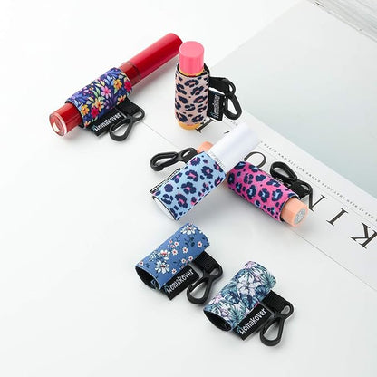 6 Pack Compact Clip-On Chapstick Holder Balm