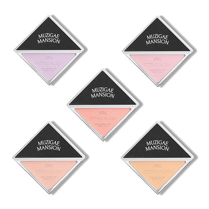 MUZIGAE MANSION FITTING BLUSH Vegan Powder Lightweight, Smooth,