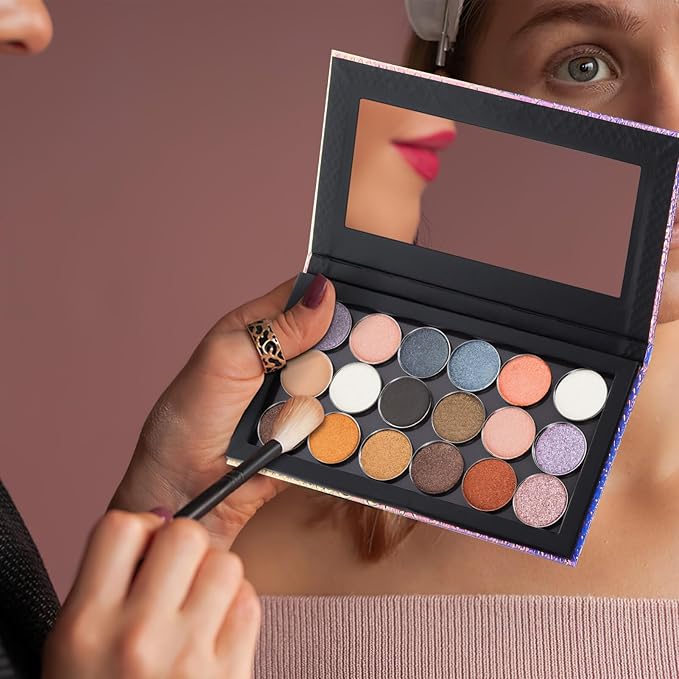Beaupretty Empty Magnetic Eyeshadow Palette Mermaid Makeup Palette