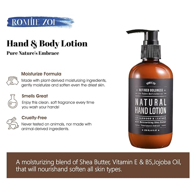 Hand & Body Lotion for Men, 236 ML