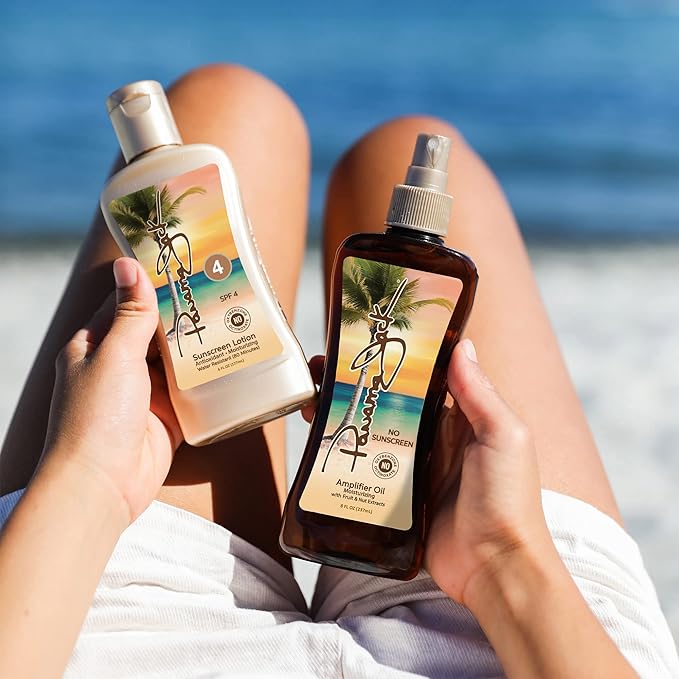 Panama Jack Sunscreen Tanning Lotion - SPF 4, PABA, Paraben, Gluten & Cruelty Free, Antioxidant Moisturizing Formula, 6 FL OZ (Pack of 6)