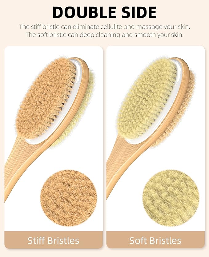 Metene 2 pack shower brush