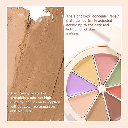 Professional Makeup Cream Contour Palette, Joyeee 8 Colours