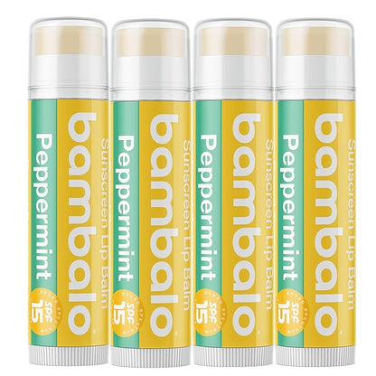 4-Pack Peppermint SPF 15 Lip Balm