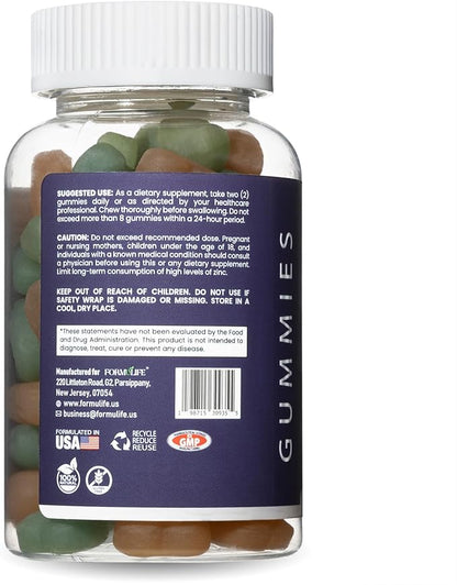 Hair Skin and Nails Gummies - Supports Healthy Hair, for Men & Women, Vegan Biotin Vitamins, Hair Growth, Stronger Nails, Healthy Skin, Made in USA, 60 Count