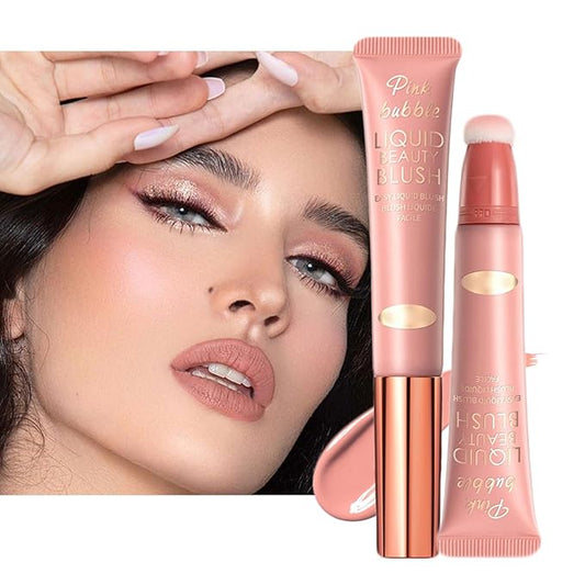 Liquid Blush Makeup Wand, Velvet Cream Blush Stick
