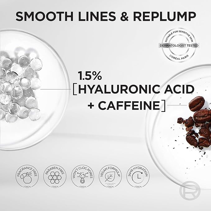 L’Oréal Paris True Match Radiant Serum Concealer, Brightening Caffeine, N6.5, 0.33 Oz