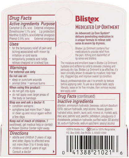 Lip Medicated Ointment (Pack of 6)