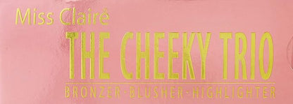 Miss Claire The Cheeky Trio Bronzer, Blusher, Highlighter 1, Multi, 20 g