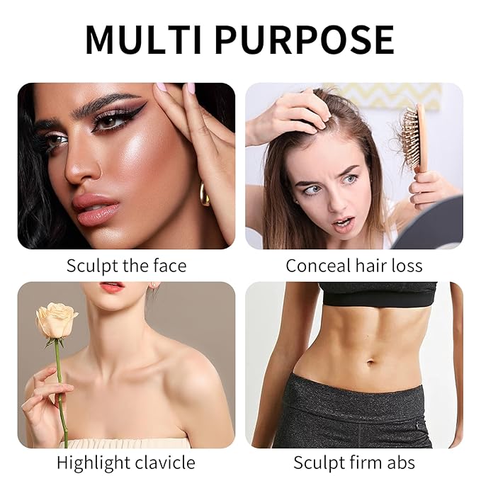 3Pcs Cream Contour Sticks Kit, Face Contouring Pen Finish (06)