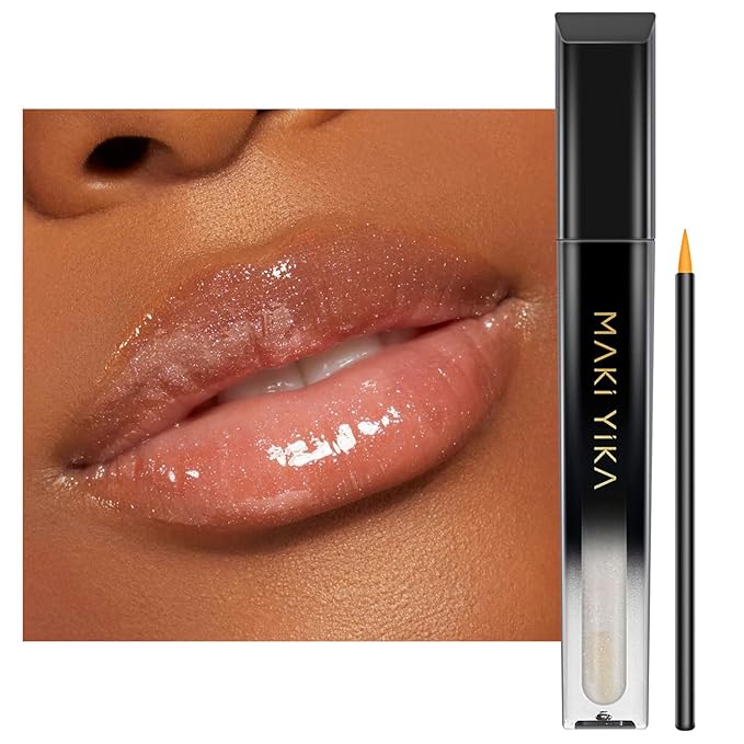 MAKI YIKA Clear Lip Gloss for Women Lip