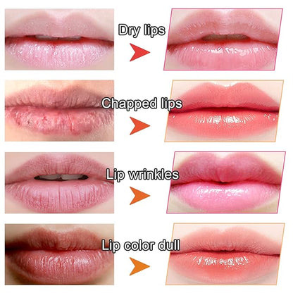 Adofect 30 Pieces Collagen Crystal Lip