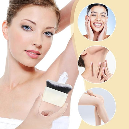 Tanning Brush For Self Tan Kabuki Foundation Brush Self Tanning Blending Brush For Makeup Self Tanner Back Applicator Body Makeup Brush For Legs Liquid Face Sunscreen Contour Blending Brush White