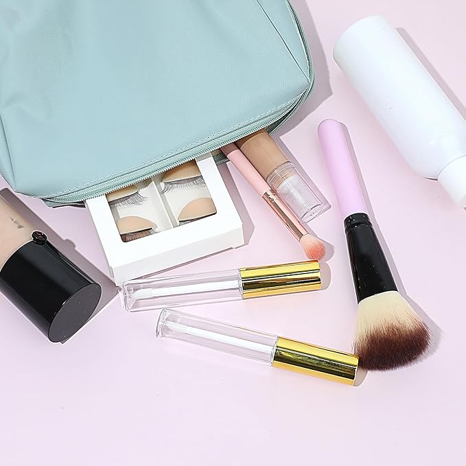 Empty Lip Gloss Tubes with Wand Clear Plastic Gloss