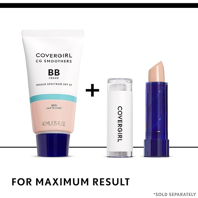 COVERGIRL Smoothers Bb Cream, Medium To Dark 815, 2 Count