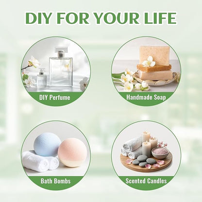 EVOKE OCCU Basil Essential Oil for Skin Massage Diffuser and Candle Making- 4 Fl Oz