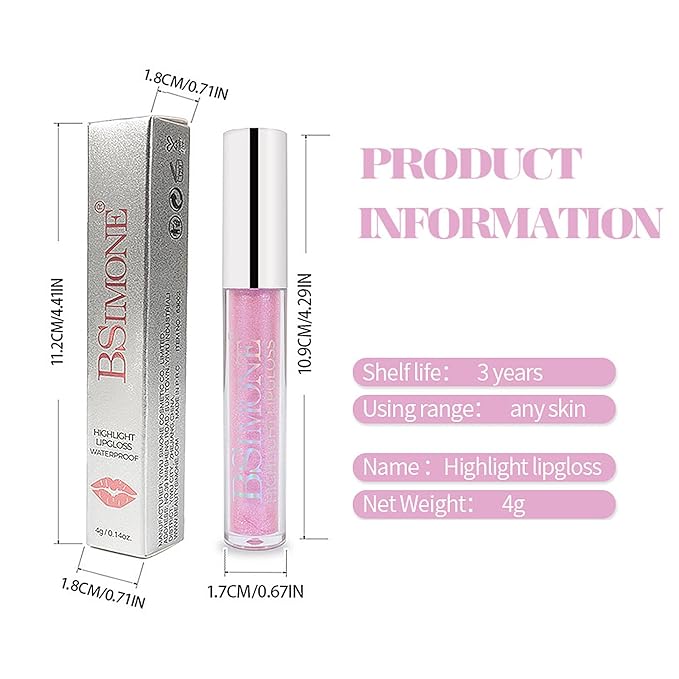 Glitter Liquid Lipsticks Set 6 Colors Neon Diamond Glitter