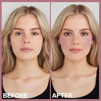 2Pcs Cream Blush Makeup Stick,Monochromatic Multi-Stick Face Blush