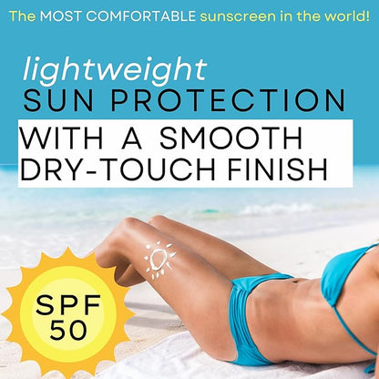 Surface Dry Touch Sunscreen Stick, Water Resistant, UVA/UVB Broad Spectrum, Fast Drying Protection, PABA Free - 1.5oz - SPF 50-2 Count