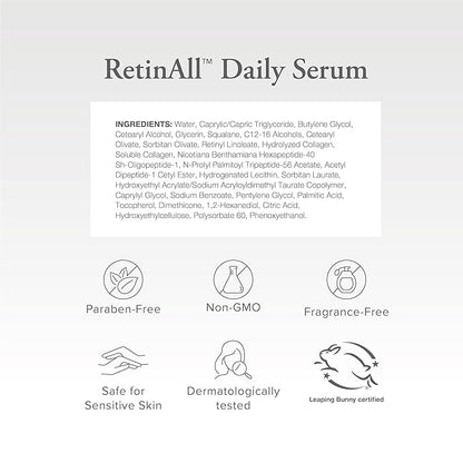 SeroVital Beauty RetinAll Daily Serum – Redefining Retinol – Retinoid Skin Serum – Anti Wrinkle Face Serum for Women, 1 oz