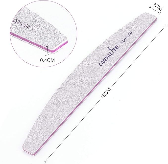 Canvalite 50 PCS Nail File