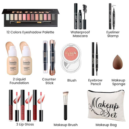 Makeup Kit for Girls Teens, Travel