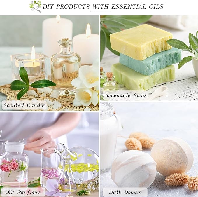 3.38FL.OZ Grape Fragrance Oils for Aromatherapy, Essential Oils for Diffusers for Home, Perfect for Diffuser, Yoga, Skin Care, DIY Candle and Soap Making - 100ml