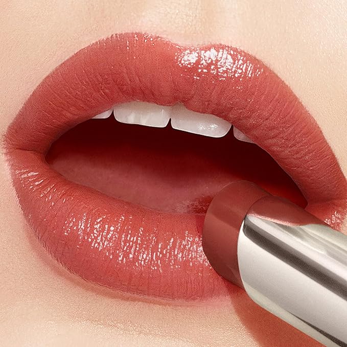 Essence Lipstick, Moisturizing, Plumping, Shiny Lip Color, Non Sticky Lipstick with Vitamin E, Sooth, Soften Lip, J305