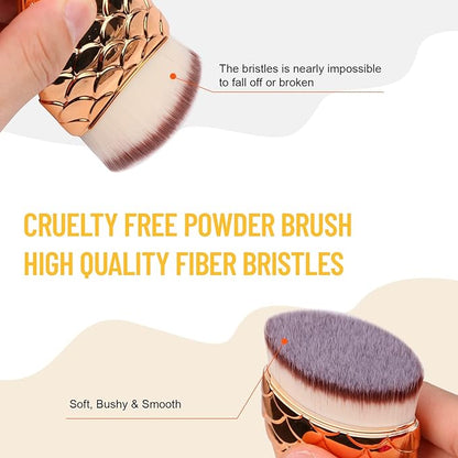 Self Tan Brush By Yoseng - Self Tanning Brush Applicator,Foundation Brush for Liquid Makeup,Sunscreen Applicator for Kids for Best Self Tanner for Face and Body With Case