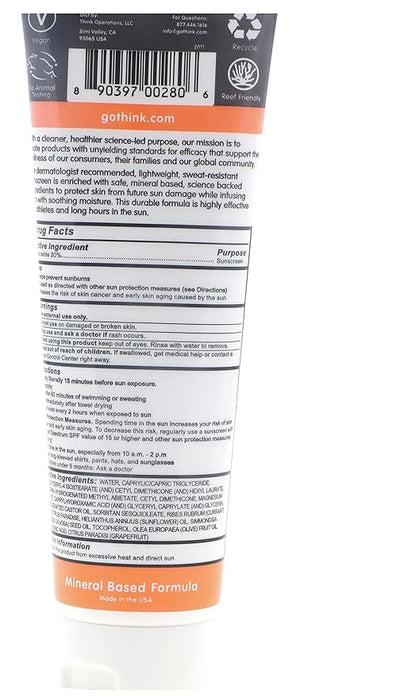 Think Sunscreen SPF 50+, 3 FZ