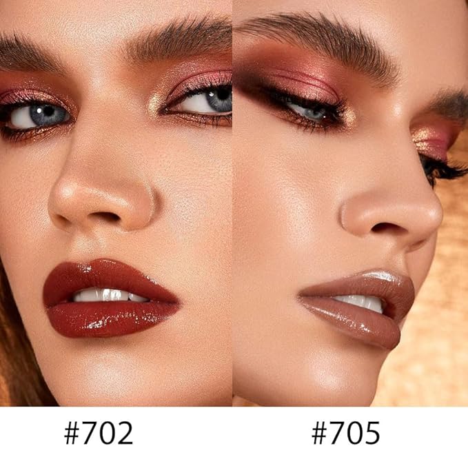 BINGBRUSH 2 Pcs Moisturizing and Silky Velvet Lipgloss BINGBRUSH