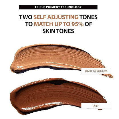 Hey Honey Skincare Trick & Treat Active Honey & Propolis Full-Coverage Concealer | for Rosacea, Acne & Blemishes, Dark Spots, Eye Dark Circles & Discoloration | Light to Medium Tone | 0.5 oz.