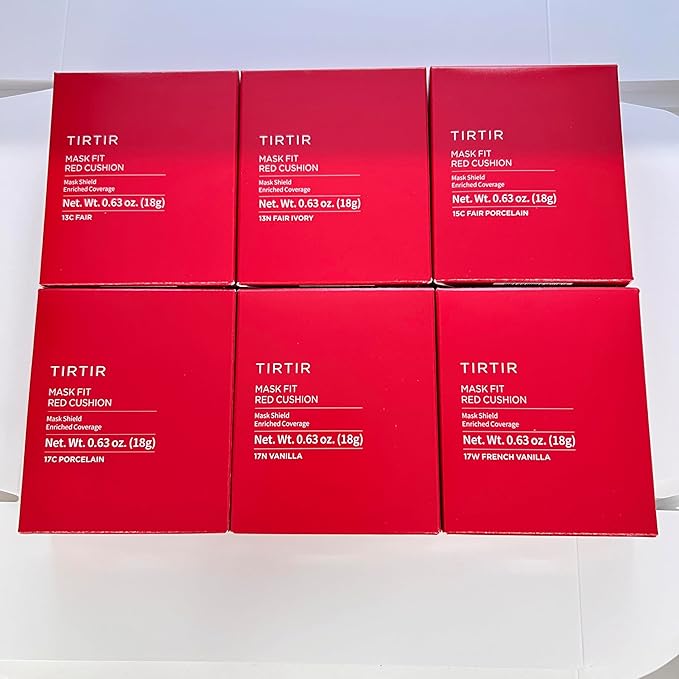 TIRTIR Mask Fit Red Cushion Foundation *Trial Kit* Coverage, Semi-Matte