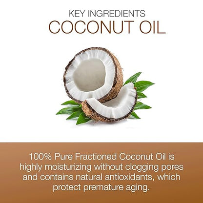 Bon Vital' Coconut Massage Gel with 100% Pure Fractionated Coconut Oil, Great for At-Home Use in Back Massages & Neck Massages, Moisturizes Skin Without Clogging Pores, 5 Gal, Label may Vary