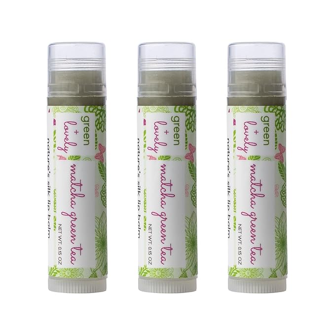 Nature's Silk Lip Balm, Organic (Matcha
