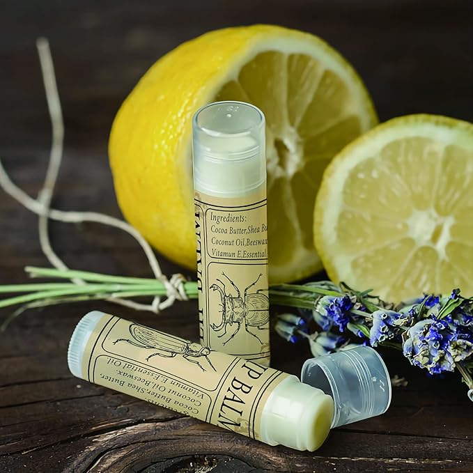 CRASPIRE Lip Balm Labels 80pcs Homemade Candle