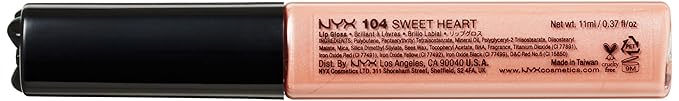 NYX Professional Makeup Mega Shine Lip Gloss, Sweet Heart, 0.53 Ounce