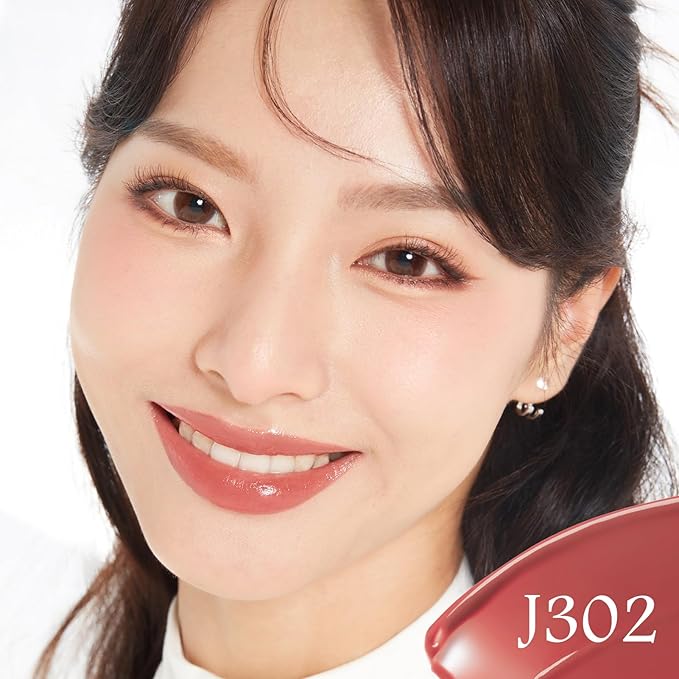 Essence Lipstick, Moisturizing, Plumping, Shiny Lip Color, Non Sticky Lipstick with Vitamin E, Sooth, Soften Lip, J302