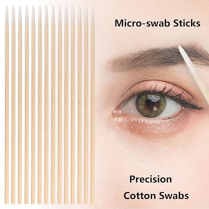 800pcs pointed cotton swabs,4 inch