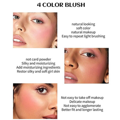 Makeup Eyeshadow Palettes,64 Colors Protable Multifunction Blush Highlighter