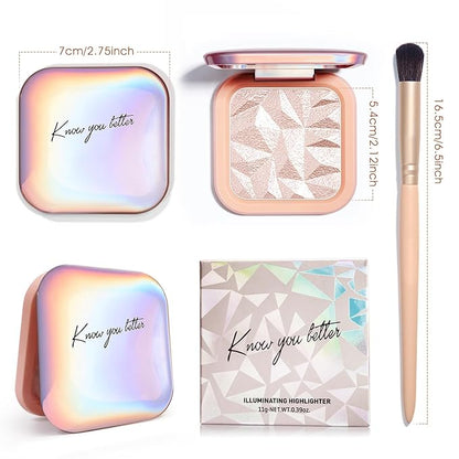 Highlighter Makeup Palette Shimmer Contour Palette Powder