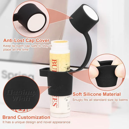 Desing Wish 2 PCS Silicone Lip Black