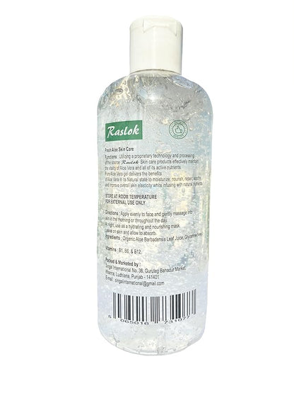 100% Pure Natural Aloe Gel | For Moisturizing Face Skin & Hair Care,Durable Moisturizing Hydrating Soothing | Non-Sticky (10.50 oz)